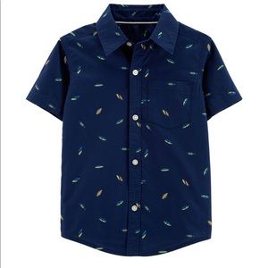Carter's Short Sleeve Button Down Shirt